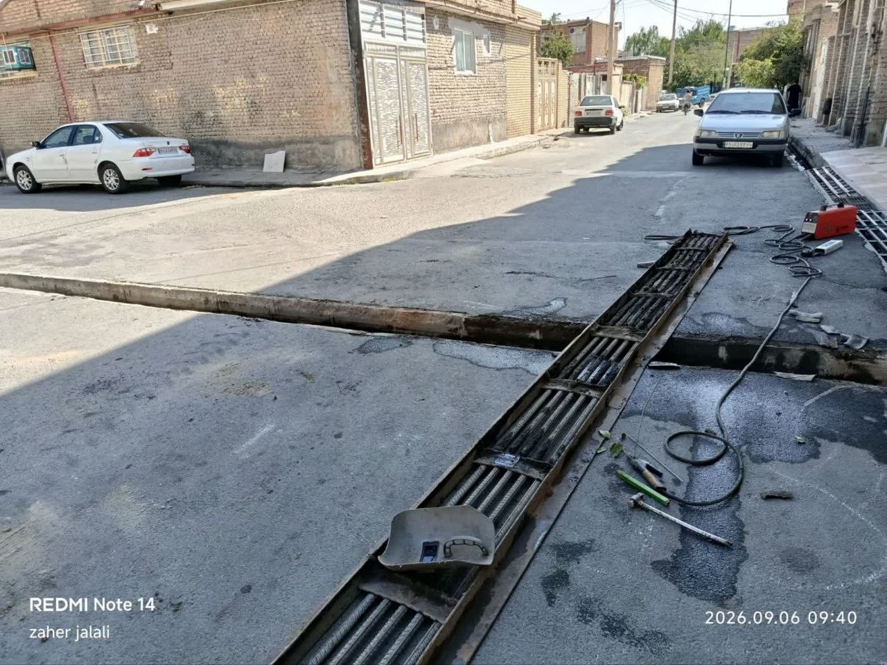 تعمیر و بهسازی پل کوچه روبه‌روی ایران‌خودرو در اشنویه