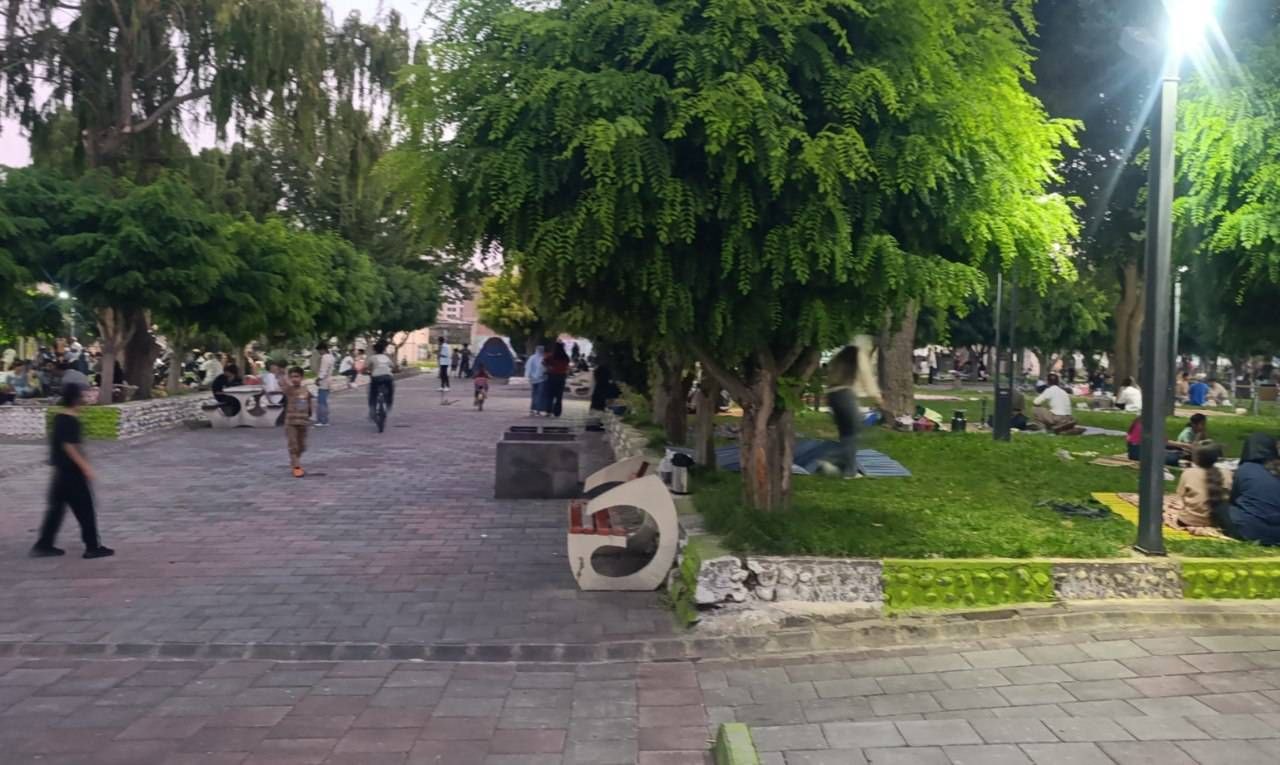 نوسازی و بهبود پارک فرهنگ اشنویه؛ حضور پررنگ خانواده‌ها
