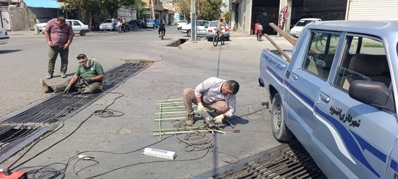 تعمیر پل چهارراه سیدآباد اشنویه برای ارتقای ایمنی و بهبود عبور و مرور